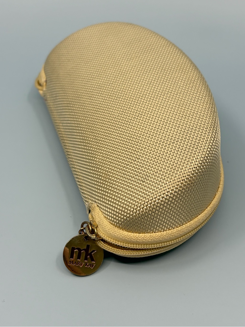 Mary Kay Metallic Gold Eyewear Case with mk Charm